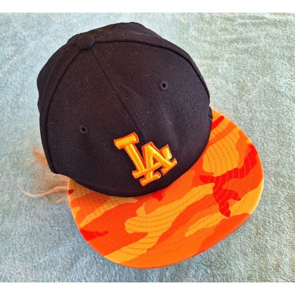 Los Angeles Dodgers Tequila Sunrise Horizon Cap NEW Snapback Camo New Era 9Fifty - Picture 1 of 12